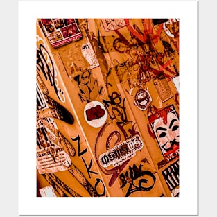 Street Art Graffiti Sticker NYC Posters and Art